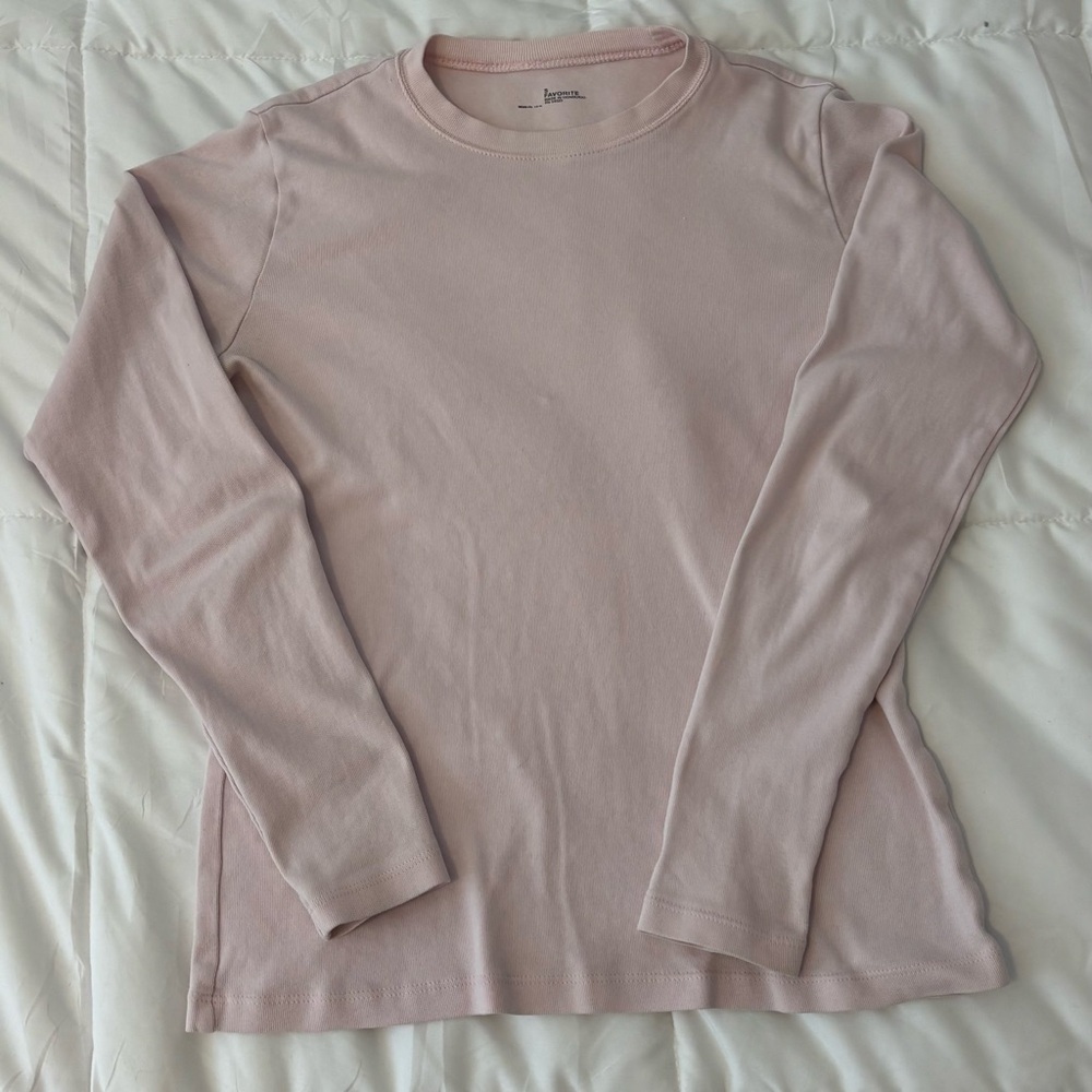 Pink Long Sleeve Top